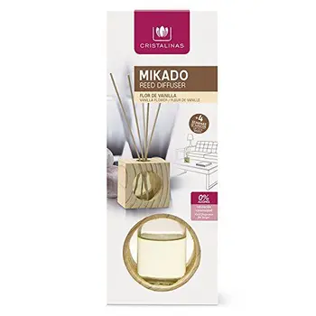 

CRISTALINAS Deodorante Vaniglia, Vetro, Giallo, 5.4 x 7.8 x 20.3 cm