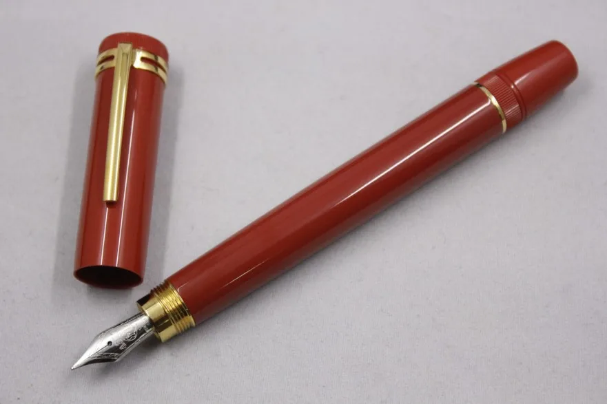 Wakaka Heritage коллекция 1912 Черный Красный Смола авторучка 109049 - Цвет: Red Gold Clip