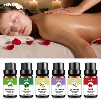 

Mishiu Water-soluble Flower Fruit Essential Oil Aromatherapy Diffusers Essential Oils Humidifier Fragrance Air Freshening 10ML