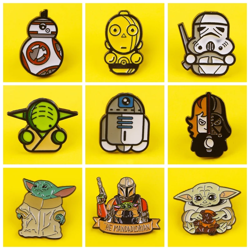 star wars pin badges