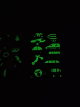 MJ-pegatinas de tatuaje luminosas para niños, tatuajes de chico falsos temporales que brillan en la cara, brazo, pierna, arte corporal, pegatina de sirena