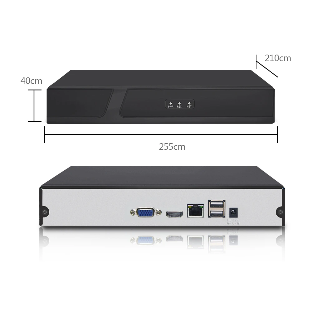  16CH 5MP POE NVR Kit de sistema de seguridad al aire libre 1080p impermeable P2P IP Cam HDD Onvif A