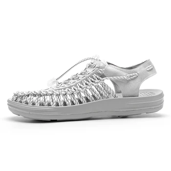 

mesh 46 anti-slip rubber shoe lightweight men mens for black breathable plus man casual playa mens outdoor new sandalias plage