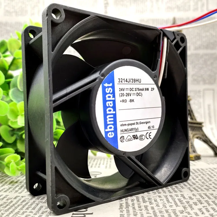 3214J/39HU 9 см 24V 9W 9038 защиты электродвигателя Вентилятор охлаждения