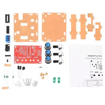 

XR2206 DIY Kit Sine Triangle Square Wave Output 1HZ-1MHZ DDS Function Signal Generator Adjustable Frequency Amplitude