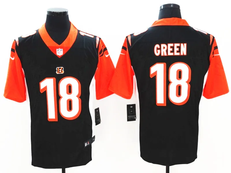Черный Мужчины Цинциннати Joe Mixon A.J. Green Vapor Untouchable Limited Джерси - Цвет: Черный