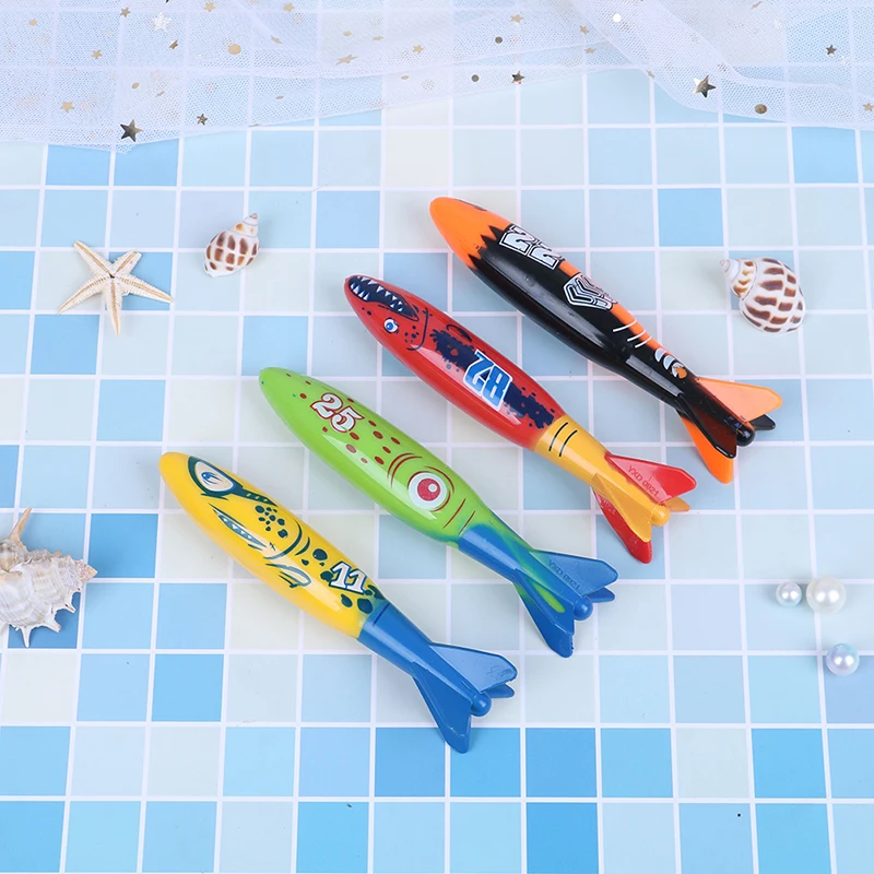 Забавная Новая летняя торпедная ракета, метательная игрушка, плавательный бассейн для дайвинга, игровая игрушка, Детская подводная игрушка для ныряния