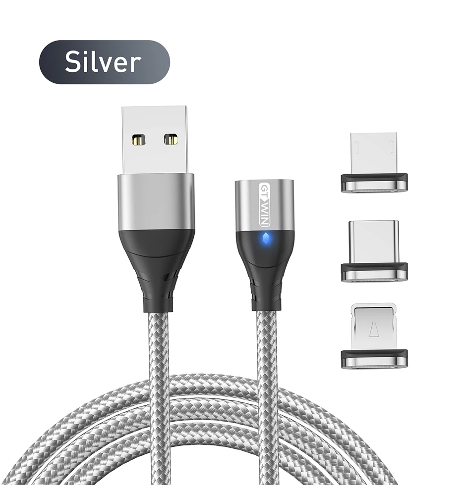 Магнитный кабель GTWIN Micro Type C USB Магнитные зарядные кабели ...