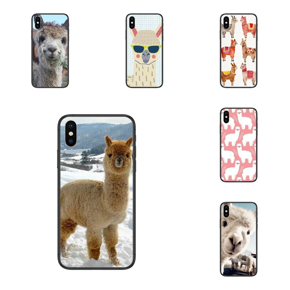 Moins Cher Mobile Pouch Cases Cover Protector Cute Animal The Alpacas Alpaca For Xiaomi Mi 10 11 9 10T Pro Lite Ultra Poco X3 | Мобильные