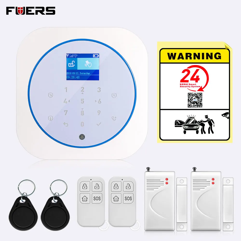 

G12 Wireless WiFi GSM Anti-theft Alarm System Remote Control RFID Tuya APP Home Security Alarm System