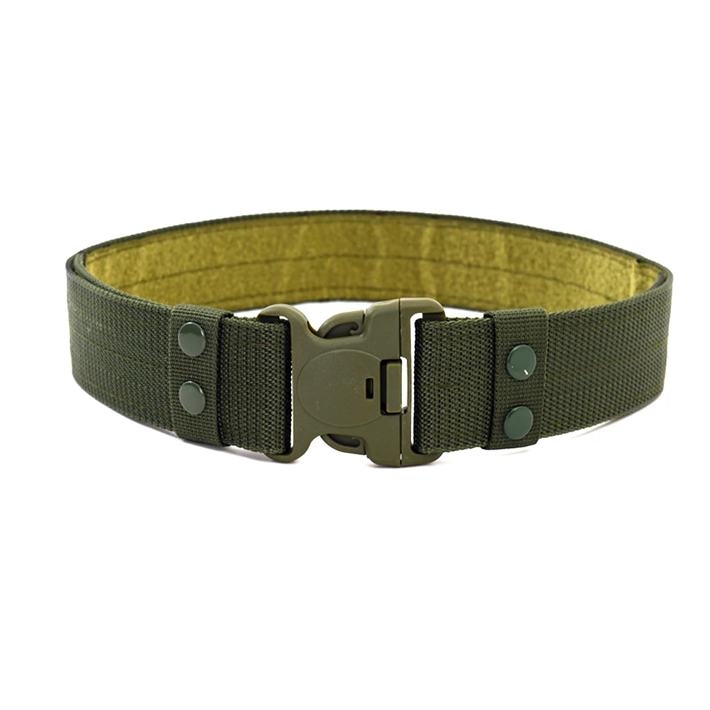 

Free Shipping Canvas Belt Military Training Security Fire Belt Outdoor Special Multifunctional Tactical Outer Belt