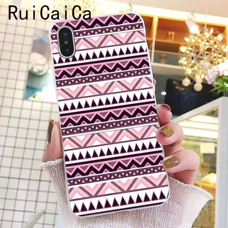 Pastel Tribal Aztec Triangle On Nebula