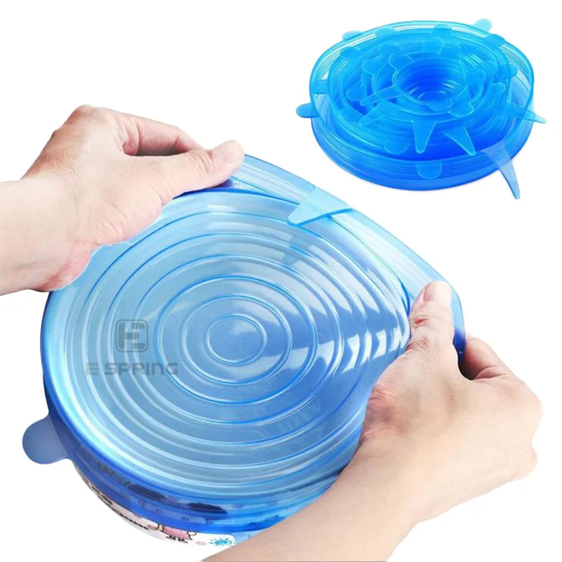 Silicone Microwave Bowl Cover Cooking Pot Pan Lid Food Fresh Covers  Spill-proof Self Sealing Lids Kitchen Cookware Accessories - Fresh-keeping  Lids - AliExpress