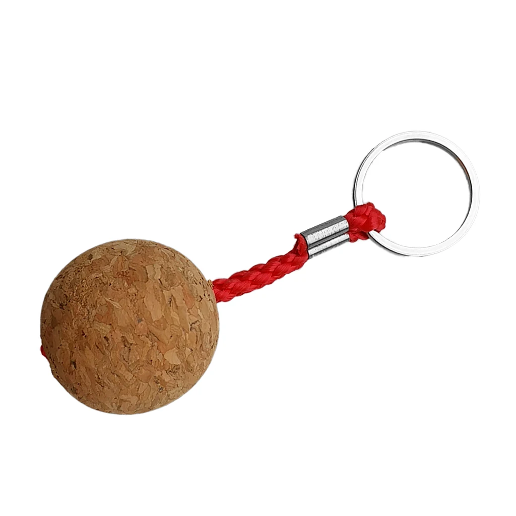 Portable Floating Cork Keyring - Water Buoyant Key Ring Keychain Keys Holder Sailing Boat Swimming Surfing Kayaking