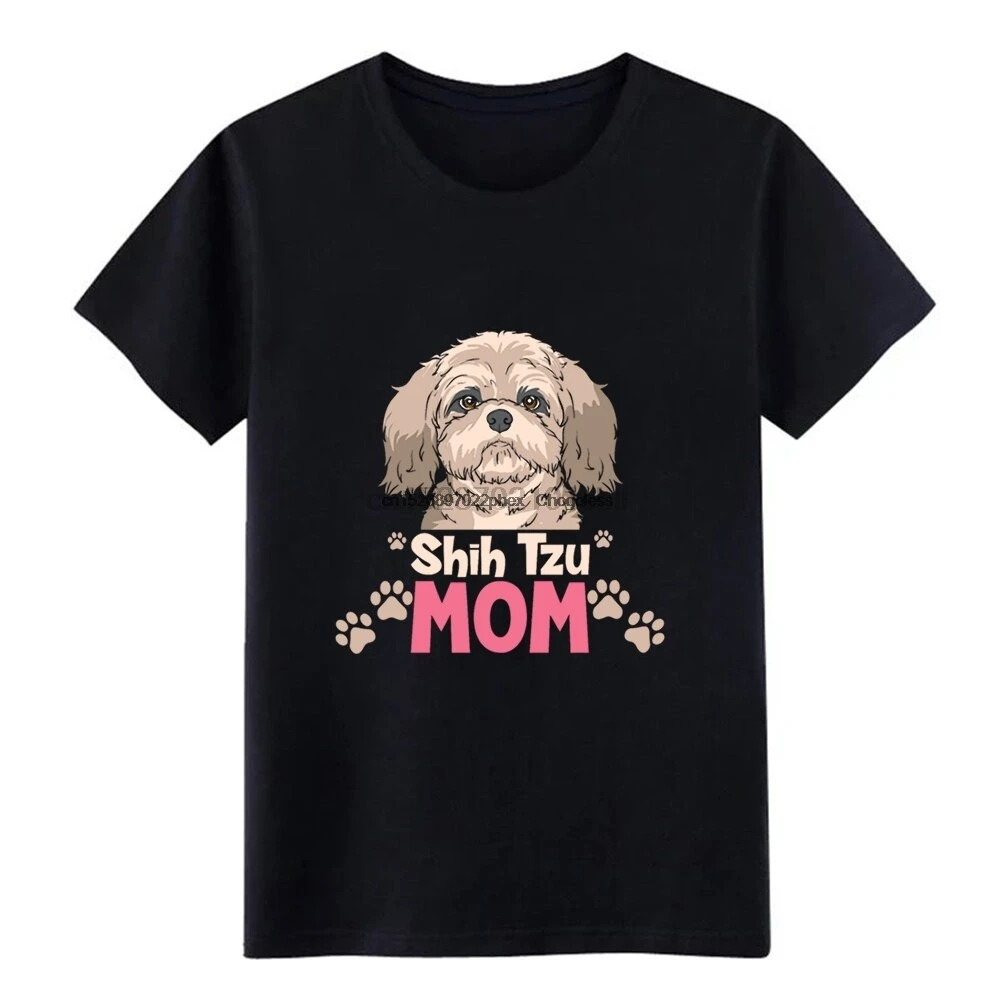 Camiseta para hombre SHIH TZU Shih Tzu Mom create camisa de ocio Vestido verano |