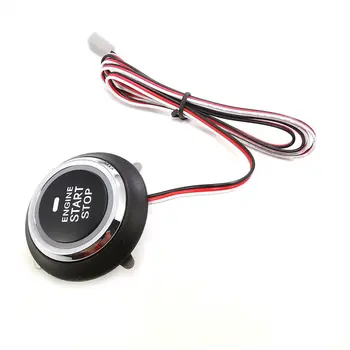 

12V Car Engine Push Start Stop Button Ignition Starter Engine Starter Switch Keyless Entry Push Start System