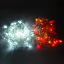 

9M 100 LED String Lights Waterproof Silver Wire Fairy Warm White Garland Home Outdoor Christmas Wedding Party Decoration EU Plug