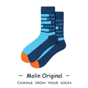 

Long Socks Women Cotton Letter Woman Sock Happy Colorful Standard Sox Patchwork Ladies Soft Spring Autumn Trendy Lady Calcetines