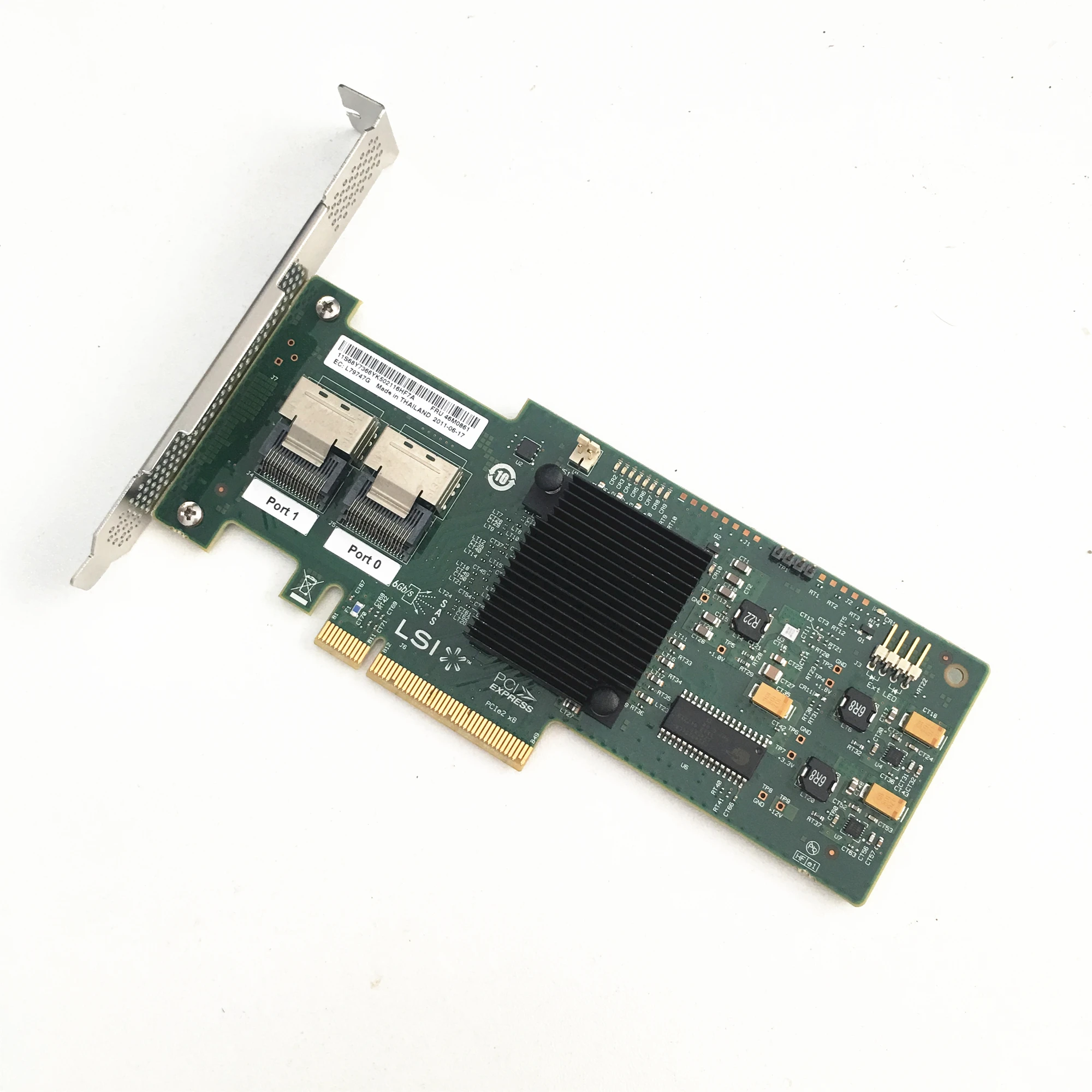 Используется IBM ServeRaid M1015 46M0861 SAS/SATA PCI-e RAID контроллер = LSI SAS9220-8i