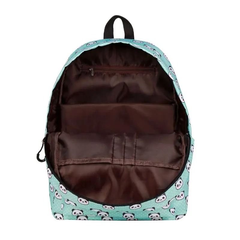 Best Cute Panda Printed Backpack Teenager Travel Laptop Daypack School Bookbag for Women Girls