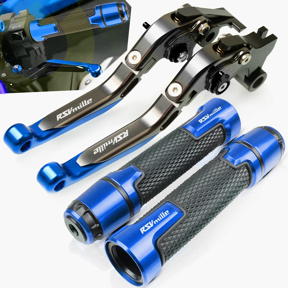 

Motorcycle Brake Handle Adjustable Extendable Brake Clutch Levers For Aprilia RSV MILLE / R 2004 2005 2006 2007 2008 RSV-MILLE