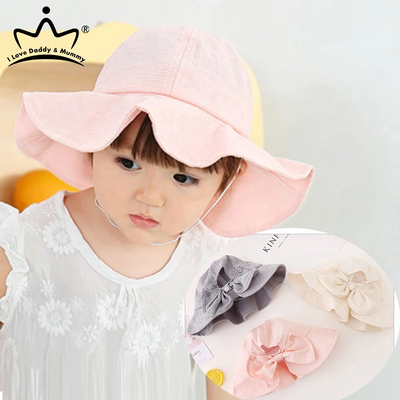 wide brim baby hat