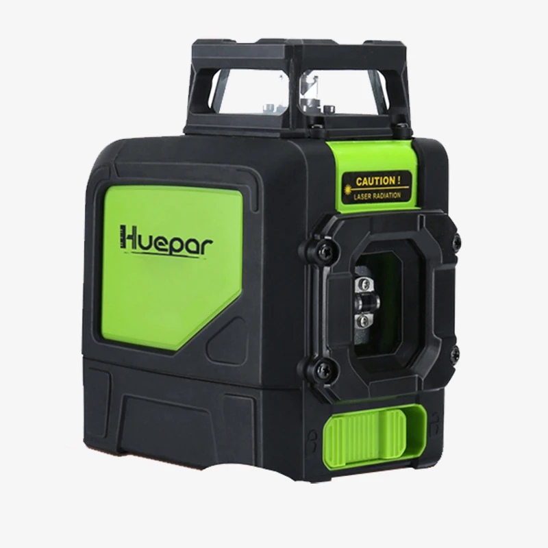 Huepar Rotary Laser Level Cross Line Self Leveling Green Beam Professional  Tool