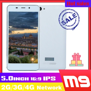 

Global Version M9 4G LTE/WCDMA/CDMA Android 6.0 SmartPhones MTK6737 Quad Core Phone 5.0inch celulars Unlocked Mobile Phones wifi