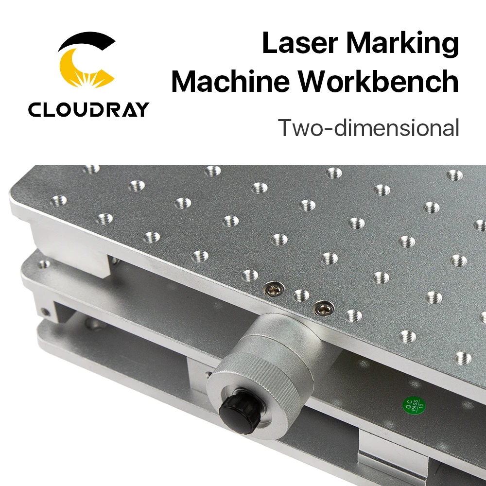 Cloudray 1064nm волоконная лазерная маркировочная машина для гравировки 2 оси передвижной стол портативный чехол для шкафа XY Таблица