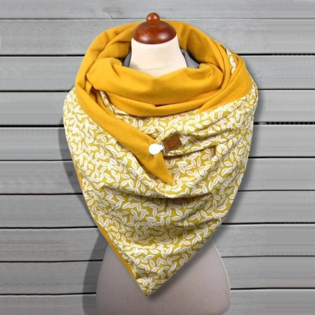 Women Floral Printing Scarf Winter Warmer Fashion Retro Female Multi-Purpose Shawl Neck Scarf echarpe hiver платок женский A50