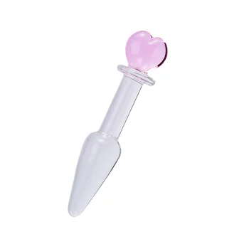 Glass Sex Toys Pyrex Crystal Glass Dildo Gay Anal Beads Butt Plug Female Masturbator Vaginal Anal Stimulation Dildos For Women 6
