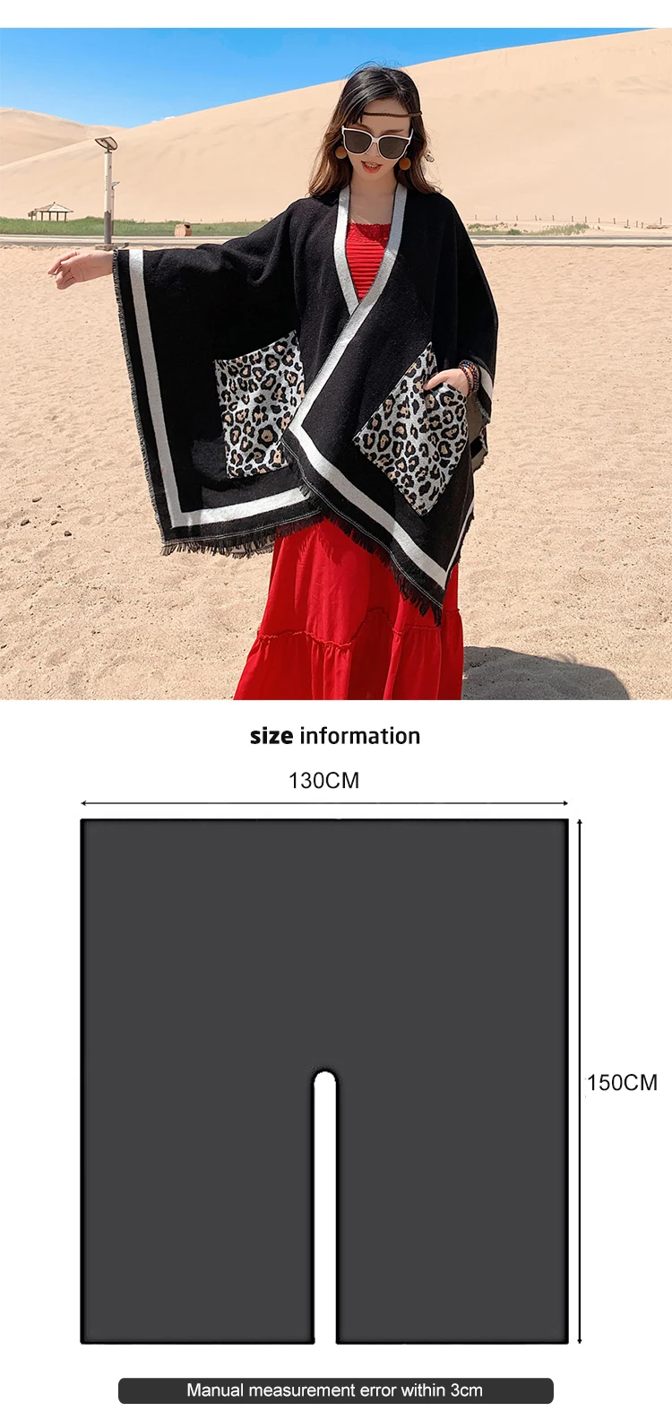 autumn winter new arrival fashion Fame style big shawl thick warm comfortable outdoor holiday lovely holiday pocket tassel scarf