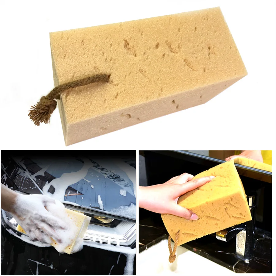 

Wooeight Car Wash Cleaning Sponge Glass Window Body Door Cleaning Cloth Windshield Cleaner Honeycomb Washing Cleaning Sponge