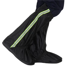 Для мужчин и женщин светоотражающая лента толстая подошва Мотоцикл ткань Оксфорд многоразовые Нескользящие водонепроницаемые бахилы велосипед для взрослых Велоспорт Длинные