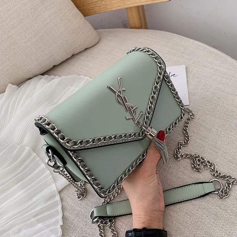 

Single shoulder bag girl 2019 new fashion girl hundred lap chain oblique satchel bag