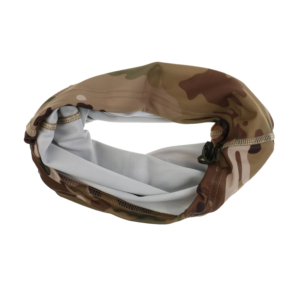 Outdoor Camo Face Mask Balaclava Hood Headscarf Neck Warmer