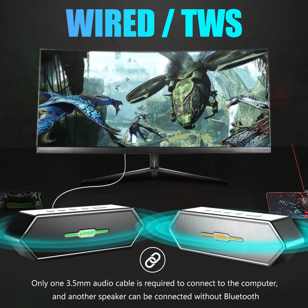 XDOBO High Power 50W column Gaming Bluetooth
