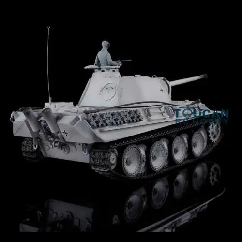 Henglong 1/16 снег 6 0 модернизированная немецкая пантера G RTR RC Танк 3879 металлические