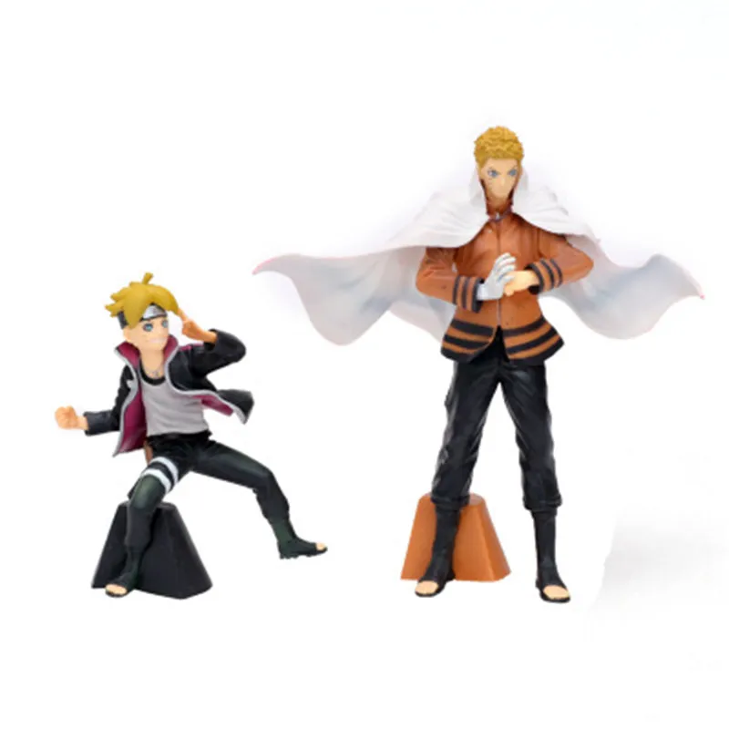 

Boruto Uzumaki Naruto Figure Toys Naruto Next Generations Father and Son Model Dolls Gifts 2pcs/lot 11-17cm