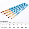 5pcs pointed head