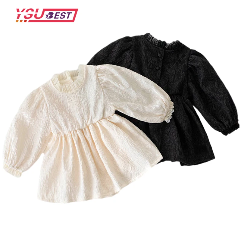 

1-3Yrs Baby Girl Rompers Baby Girls Long Sleeveless Bodysuit Spring Fashion Lace O-neck Dress Clothes Cotton Jumpsuits One-piece