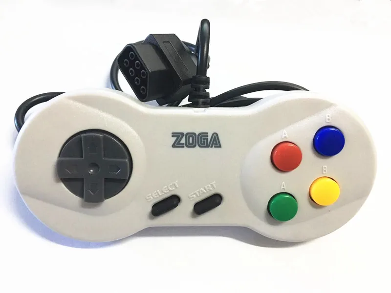 

Japanese 8-bit console style NES 7Pin Plug Cable Controller, GamePad with Turbo A B Button