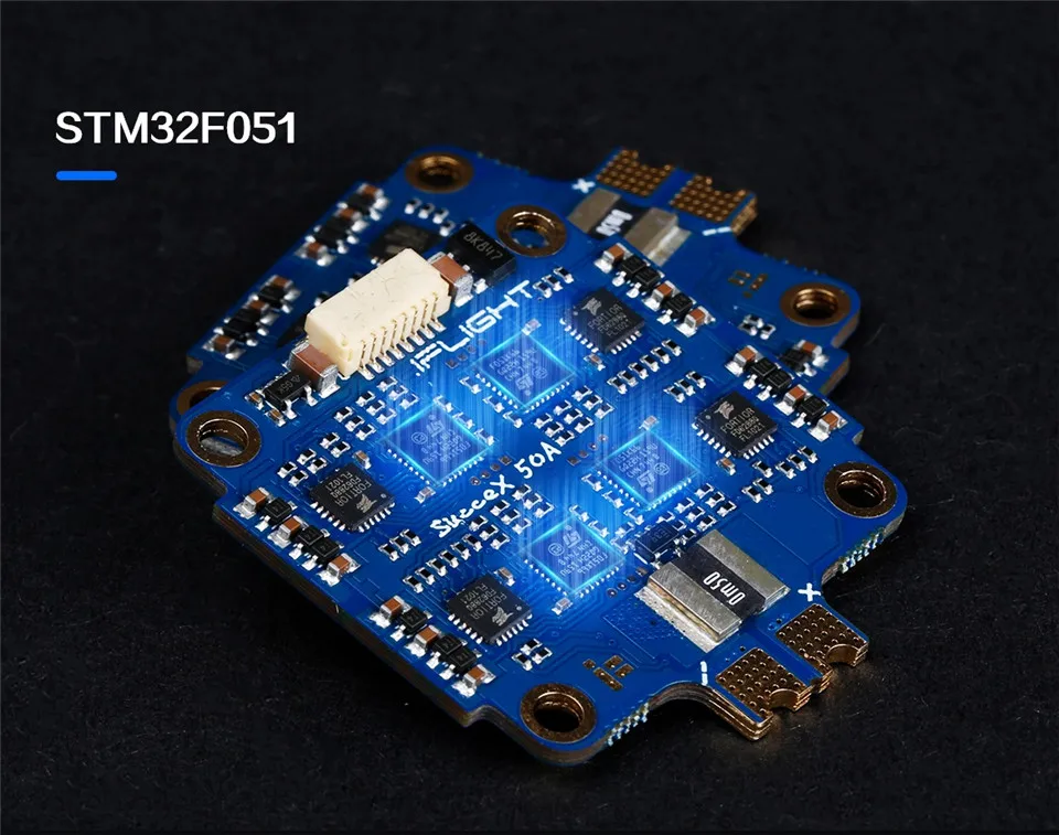 IFlight sucex 50A 4в1 бесщеточный ESC BLheli_32 2-6S электронный регулятор скорости Телеметрия DShot1200 для RC FPV гоночный Дрон