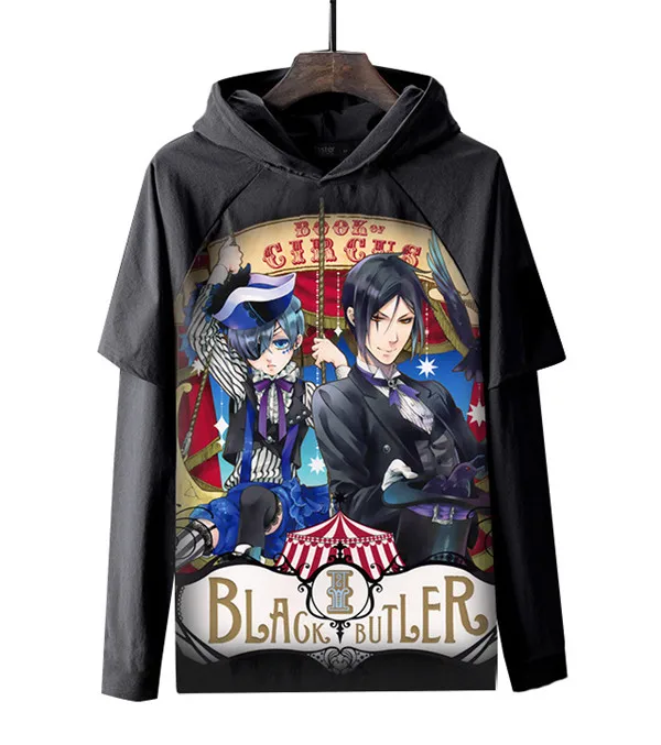 Style4 Аниме Черный дворецкий Ciel Phantomhive толстовки 3D пуловер, свитшот с принтом куртки повседневная одежда пальто одежда - Цвет: Style4