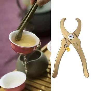 

Aluminum Alloy Tea Pliers Tongs Clip Multifunction Brick Accessories Clamp Knife Pincers Home Kitchen Supplies