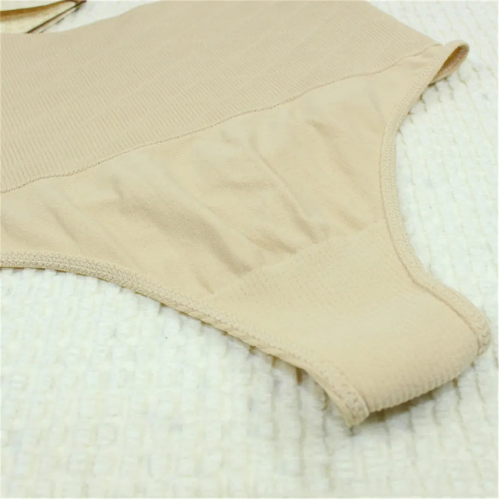 Inadice New Women High Waist Control Thong Pants Fashion Polyester Nylon Seamless Corset Belt Body Shaper Sexy Women Clothes