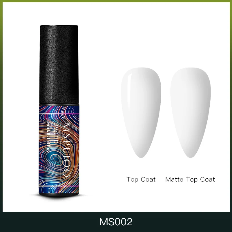 S09080 MSRUIOO, 5 мл, меняющий цвет, УФ Гель-лак, блестки, Термальный гель для ногтей, матовое верхнее покрытие, отмачиваемый Гель-лак для нейл-арта, лак - Цвет: S09080