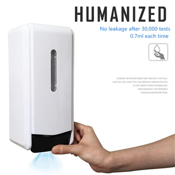 

New 1000ML Hand Disinfection Machine Wall-mounted Manual Control Mist Spray Hand Disinfection For Hospital School Home Bathroom