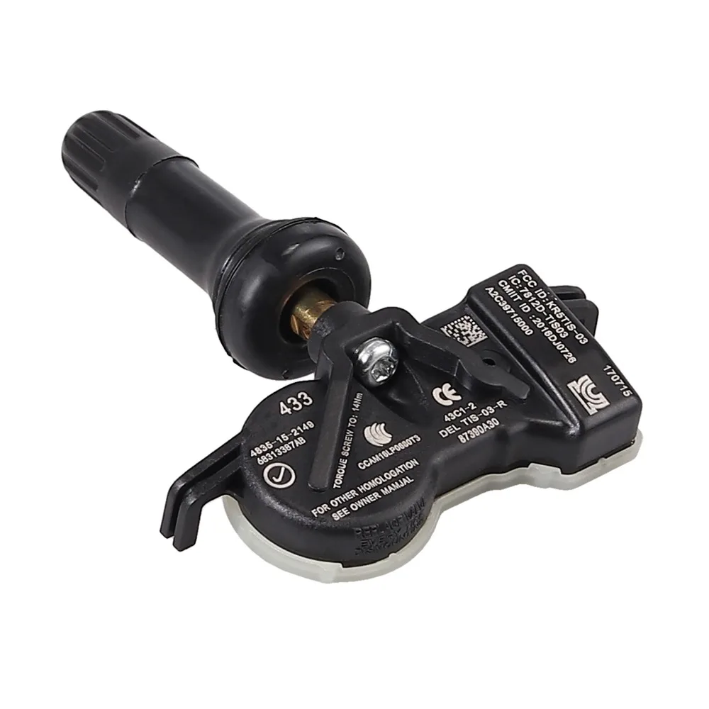Justech 4 шт. TPMS датчик давления в шинах Система мониторинга давления 68313387AB для Dodge Jeep Chrysler