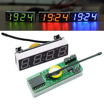 

Digital Wall Clock LED Night Light Date & Date Alarm Display USB Alarm Clock Home Decor Living Room